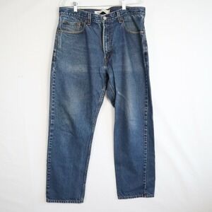 Vtg Levi's 505 Jeans Mens 38x32 Regular Fit 5-Pocket Cotton Denim Blue
